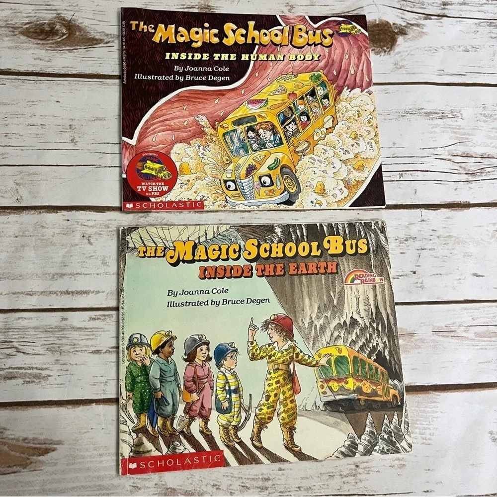 Magic‎ School Bus Adventure Book Set Inside The Earth, Inside the Human Body